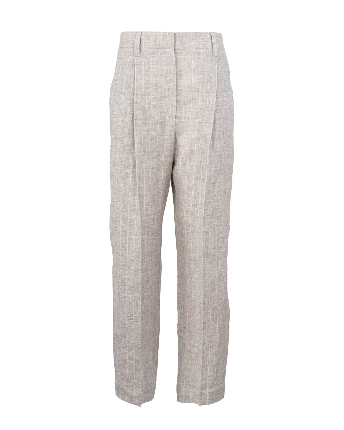 shop BRUNELLO CUCINELLI Saldi Pantalone: Brunello Cucinelli pantalone volume in lino gessato leggero con "Shiny Suspenders".
Chiusura a zip con gancetti in metallo e controbottone.
Tasche frontali.
Tasche posteriori.
Pince.
Decorazione in monile Nickel-free.
Vestibilità regolare.
Composizione: 100% Lino.
Fabbricato in Italia.. MH597P7958-C001 number 4197532